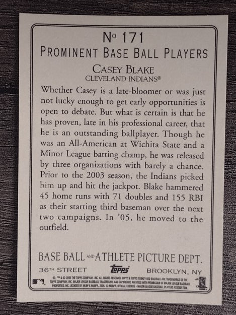 2005 Topps Turkey Red #171 Casey Blake