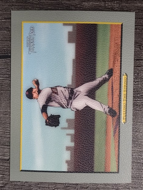 2005 Topps Turkey Red #52 Pulling String Johan Santana CL