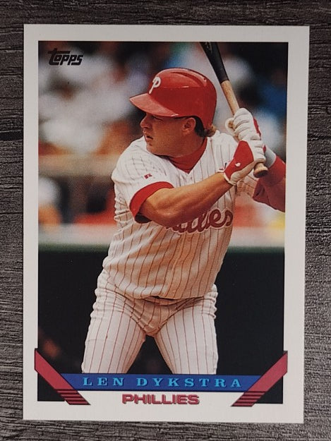 1993 Topps #740 Len Dykstra