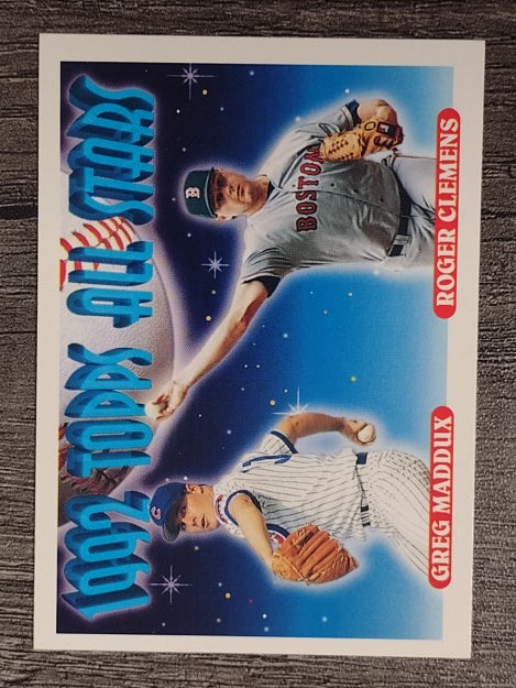 1993 Topps #409 Greg Maddux/Roger Clemens AS