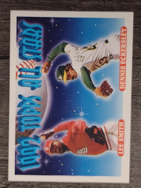 1993 Topps #411 Lee Smith/Dennis Eckersley AS