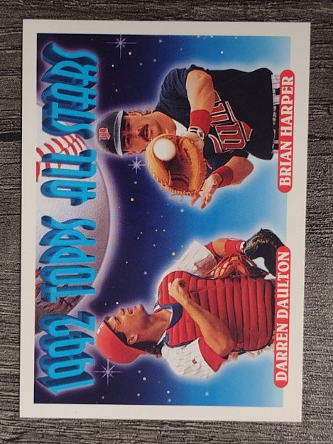1993 Topps #408 Darren Daulton/Brian Harper AS