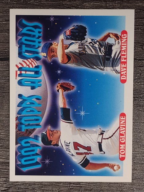 1993 Topps #410 Tom Glavine/Dave Fleming AS
