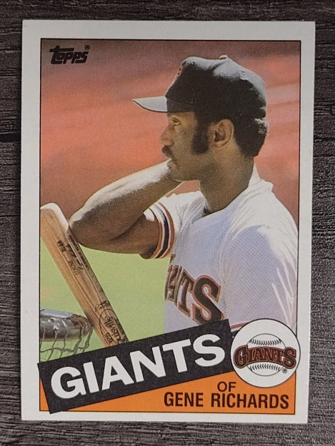 1985 Topps #434 Gene Richards