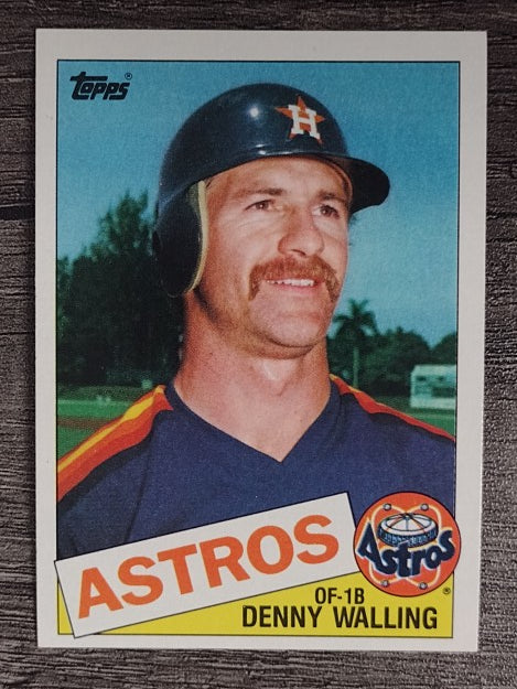 1985 Topps #382 Denny Walling