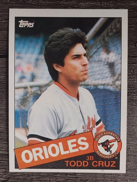 1985 Topps #366 Todd Cruz