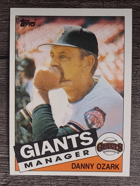 1985 Topps #365 Danny Ozark MG