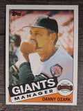 1985 Topps #365 Danny Ozark MG