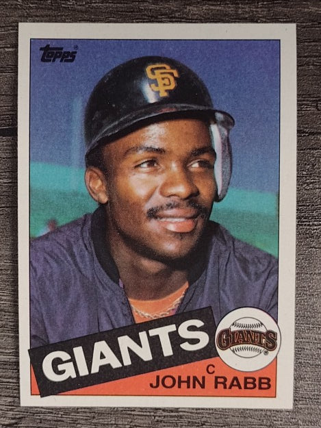 1985 Topps #696 John Rabb