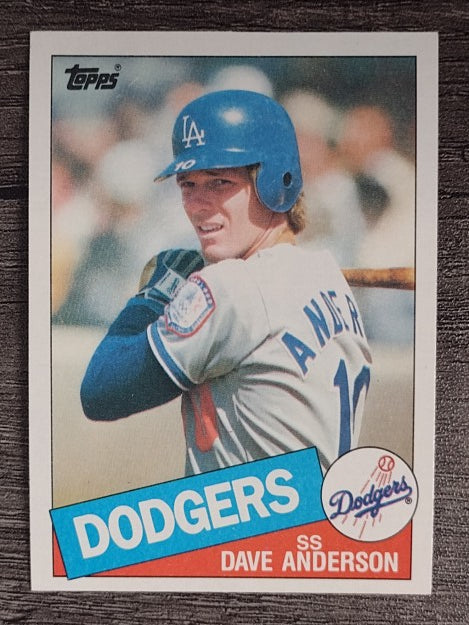 1985 Topps #654 Dave Anderson
