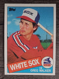 1985 Topps #623 Greg Walker