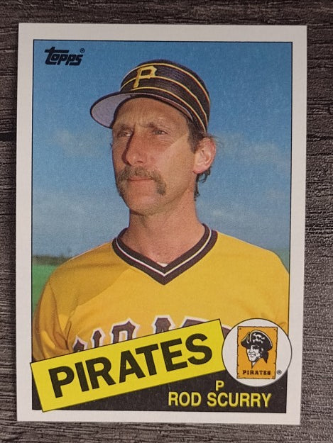 1985 Topps #641 Rod Scurry