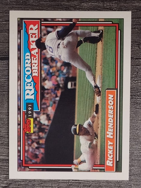 1992 Topps #2 Rickey Henderson RB