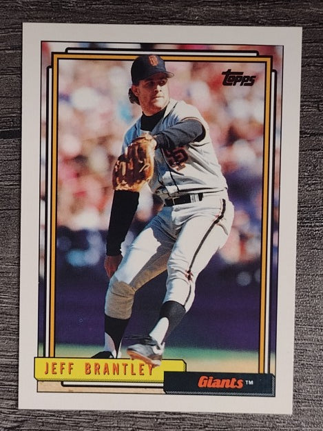 1992 Topps #491 Jeff Brantley