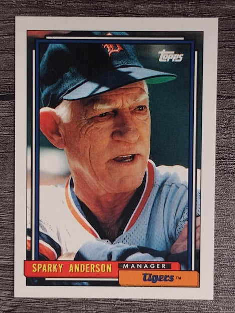 1992 Topps #381 Sparky Anderson MG