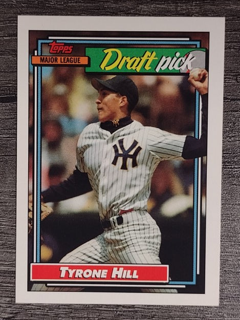 1992 Topps #444 Tyrone Hill RC