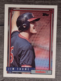 1992 Topps #768 Jim Thome
