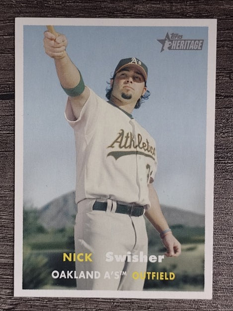 2006 Topps Heritage #189 Nick Swisher