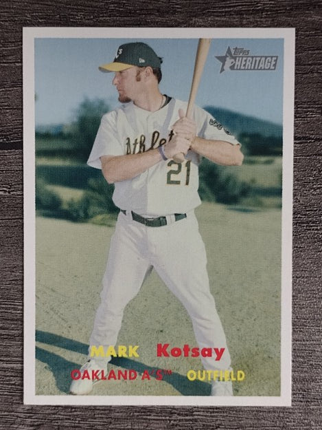 2006 Topps Heritage #132 Mark Kotsay
