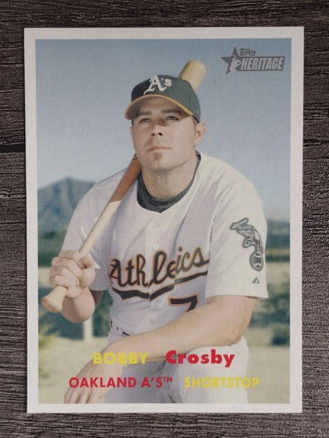 2006 Topps Heritage #186 Bobby Crosby