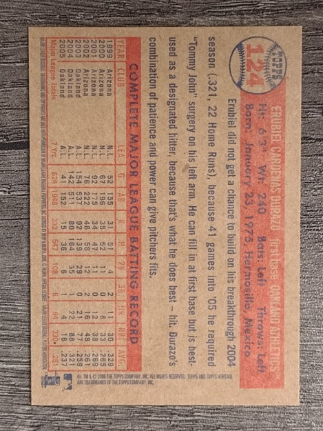 2006 Topps Heritage #124 Erubiel Durazo