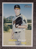 2006 Topps Heritage #475A Huston Street Yellow/White Ltr