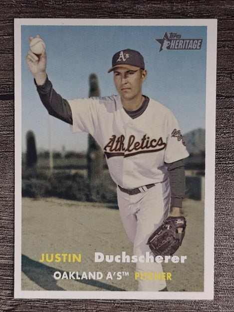 2006 Topps Heritage #483 Justin Duchscherer