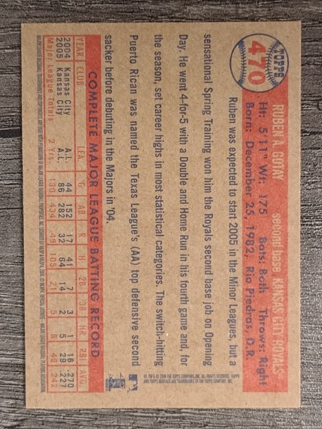2006 Topps Heritage #470 Ruben Gotay