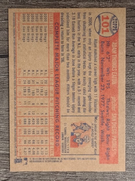 2006 Topps Heritage #101 Adam Eaton