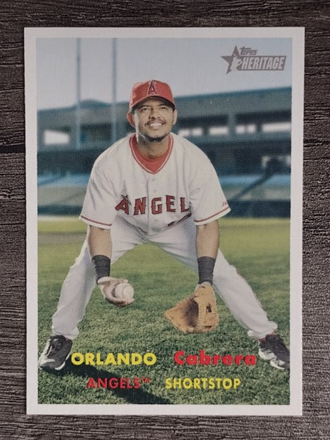 2006 Topps Heritage #137 Orlando Cabrera