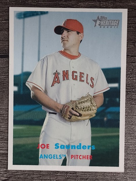 2006 Topps Heritage #485 Joe Saunders