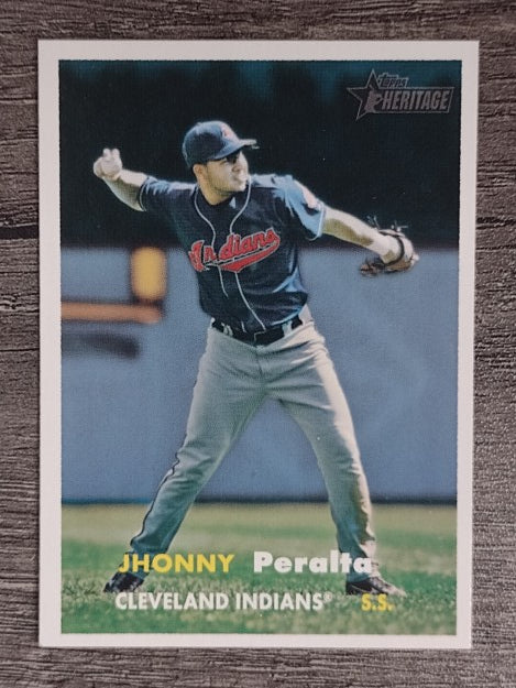 2006 Topps Heritage #365 Jhonny Peralta
