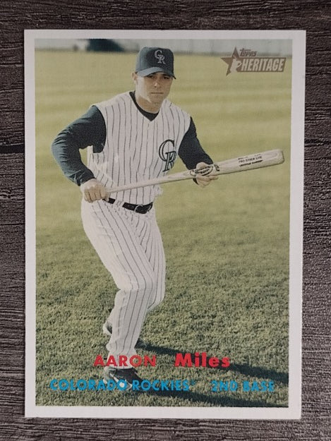2006 Topps Heritage #433 Aaron Miles
