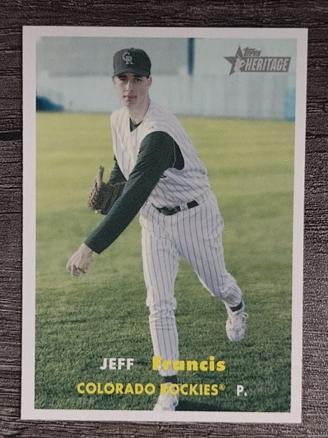 2006 Topps Heritage #203 Jeff Francis