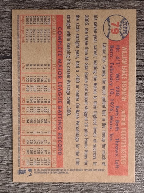 2006 Topps Heritage #79 Lance Berkman