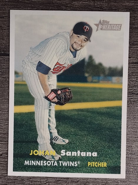 2006 Topps Heritage #367 Johan Santana