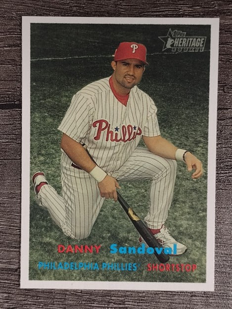 2006 Topps Heritage #144 Danny Sandoval RC