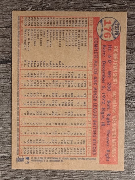 2006 Topps Heritage #176 Rick Short