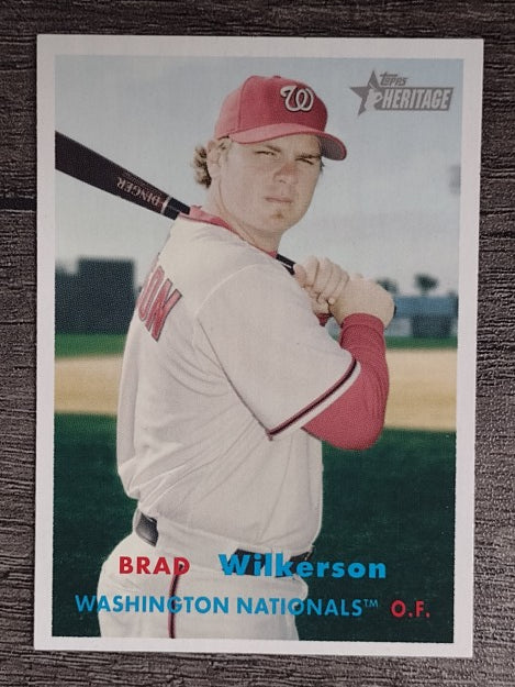 2006 Topps Heritage #253 Brad Wilkerson