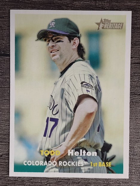 2006 Topps Heritage #24 Todd Helton