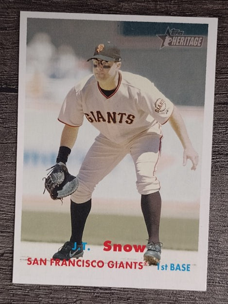 2006 Topps Heritage #33 J.T. Snow