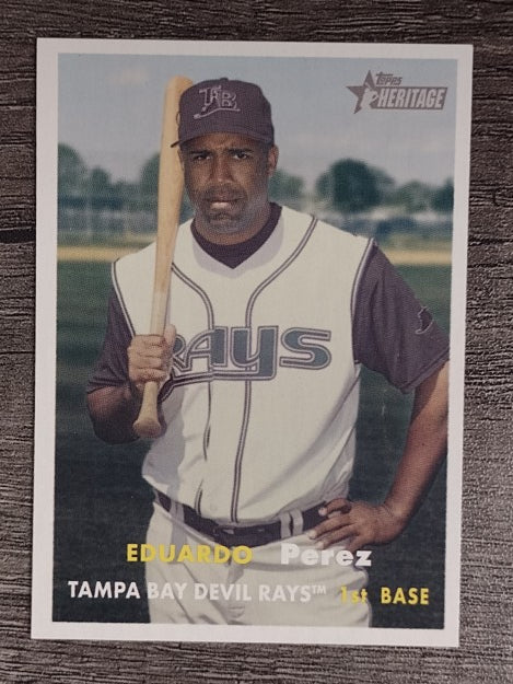 2006 Topps Heritage #423 Eduardo Perez