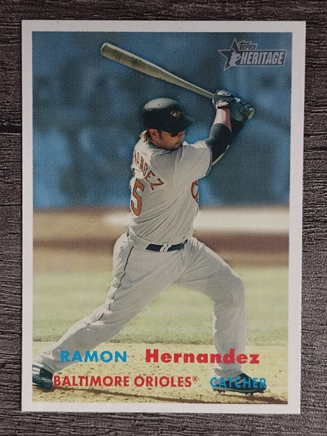 2006 Topps Heritage #193 Ramon Hernandez
