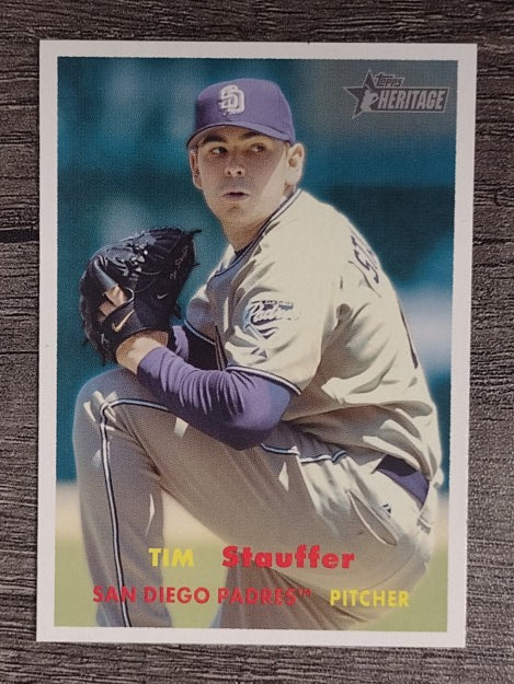 2006 Topps Heritage #241 Tim Stauffer