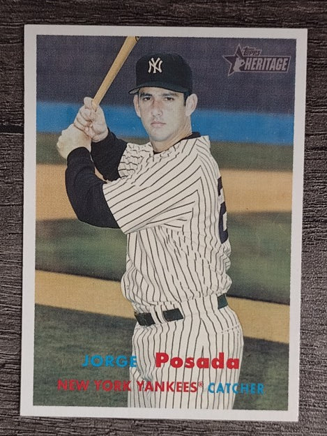 2006 Topps Heritage #30 Jorge Posada