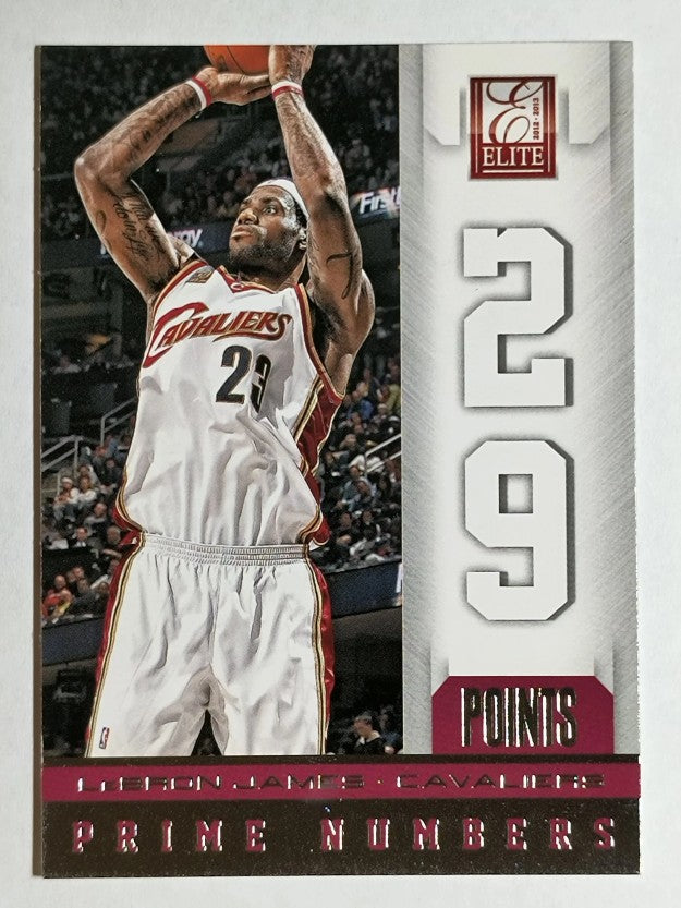 2012-13 Elite Prime Numbers #4 LeBron James