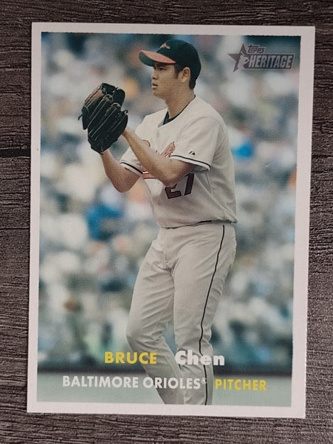 2006 Topps Heritage #440 Bruce Chen