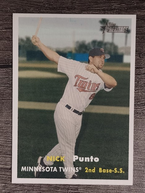 2006 Topps Heritage #467 Nick Punto