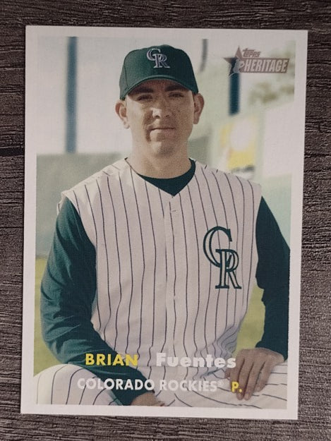 2006 Topps Heritage #229 Brian Fuentes