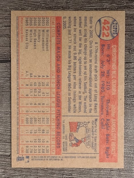 2006 Topps Heritage #422 Chris Demaria RC